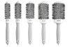Olivia Garden Expert Blowout Shine White & Grey 5 db körkefe szett